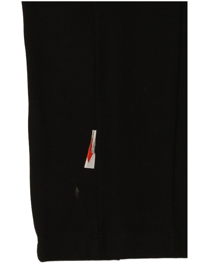 Zara Damen Leggings UK 12 Medium Schwarz Viskose