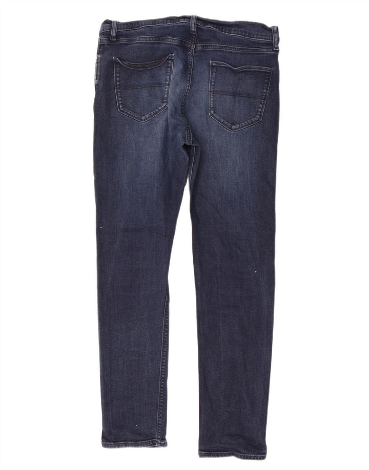 Marks & Spencer Herren Slim Jeans W36 L33 Marineblaue Baumwolle