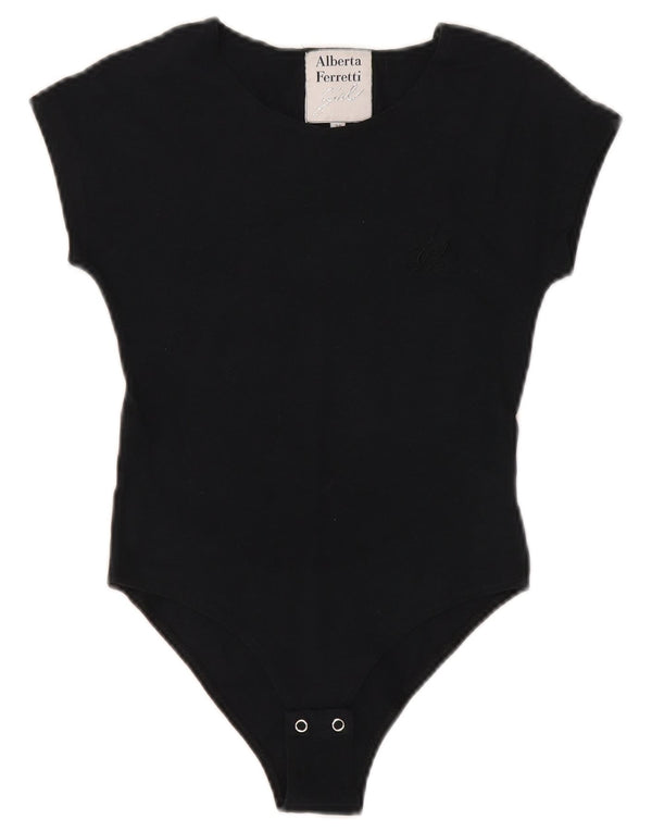 Alberta Ferretti Mädchen-Body, 11–12 Jahre, marineblaue Baumwolle