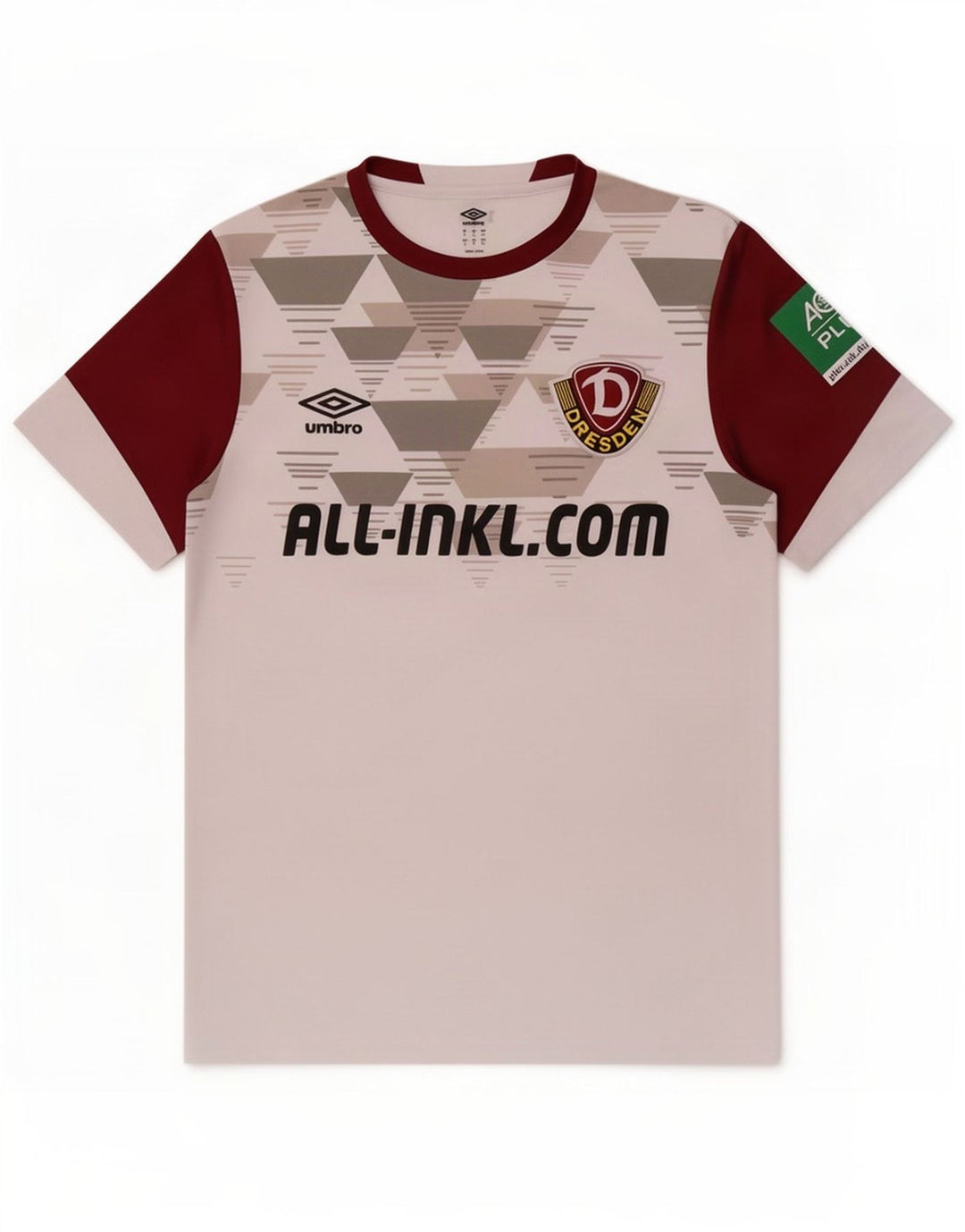 Umbro Herren-T-Shirt mit Grafik, Größe S, Weiß, Farbblock-Polyester