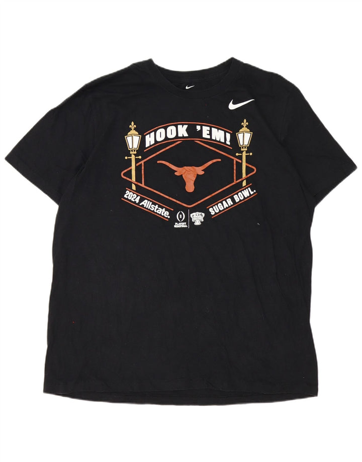 Nike Herren Grafik T-Shirt Top XL Schwarz Baumwolle