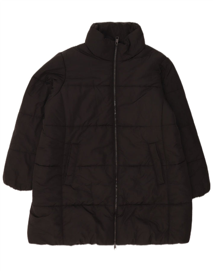 Marks & Spencer Damen Wattierte Jacke UK 20 2XL Schwarz Polyester