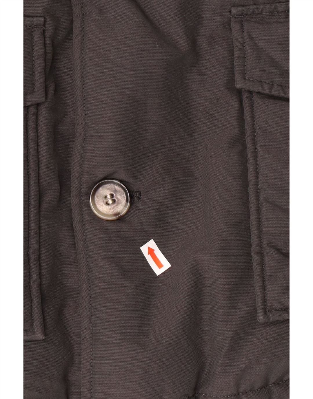 WOOLRICH Wattierter Jungenmantel mit Kapuze, 9–10 Jahre, schwarze Baumwolle