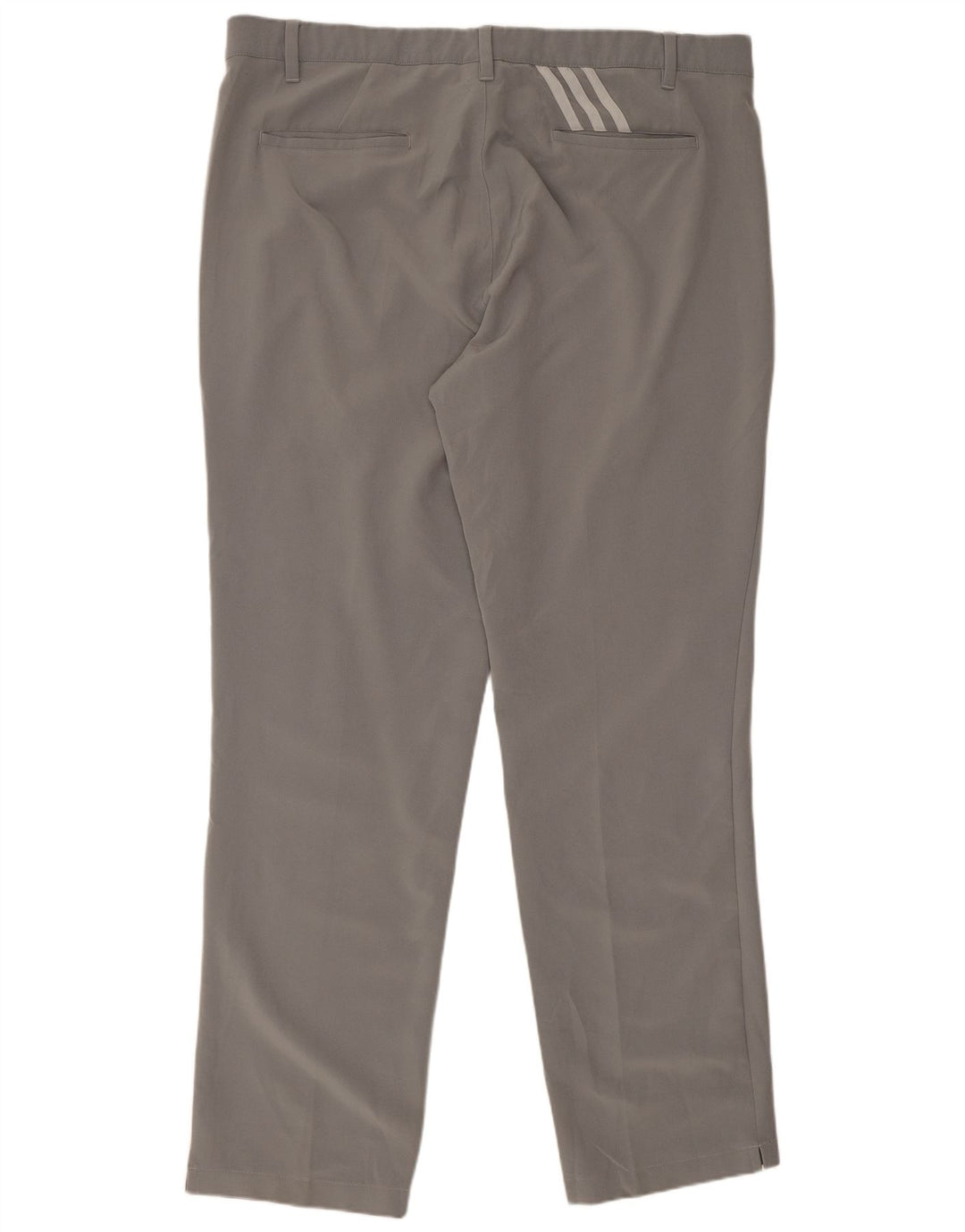 Adidas Herren Straight Chino Hose W38 L32 Grau Polyester