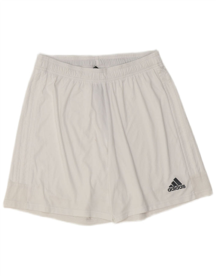 Adidas Herren Aeroready Sport Shorts Großes weißes Polyester