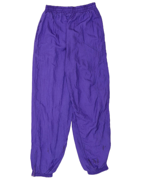Vintage Herren Trainingshose Jogger Medium Lila Nylon