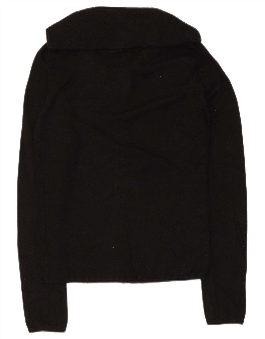 Zara Damen-Cardigan-Pullover UK 12 Medium Black Rayon