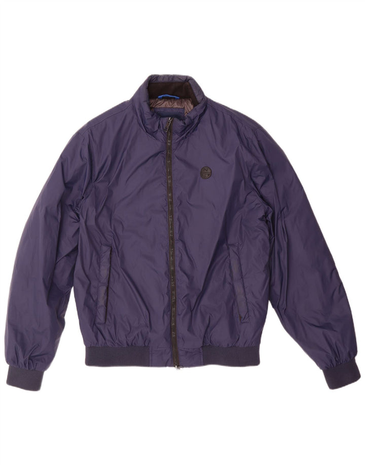 North Sails Herren Bomberjacke UK 38 Medium Navy Blue Polyamid