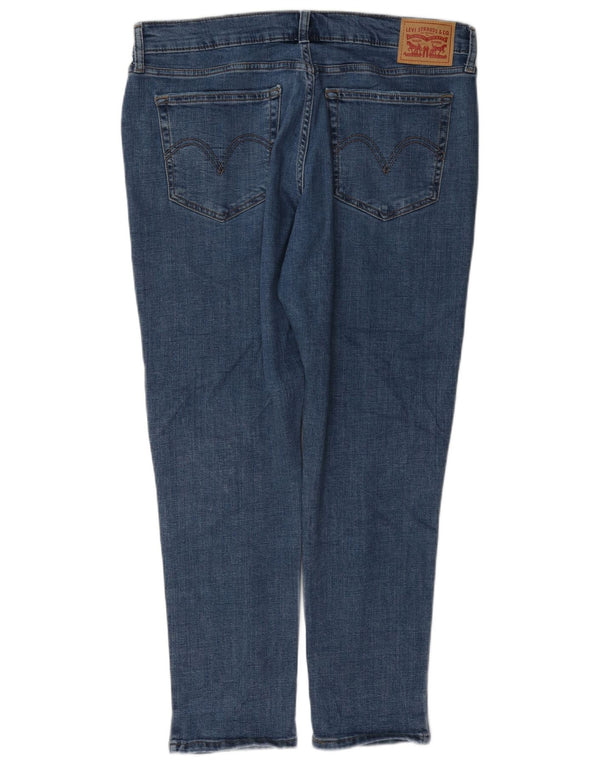 Levi's Damen Boyfriend Slim Jeans W31 L27 Blaue Baumwolle