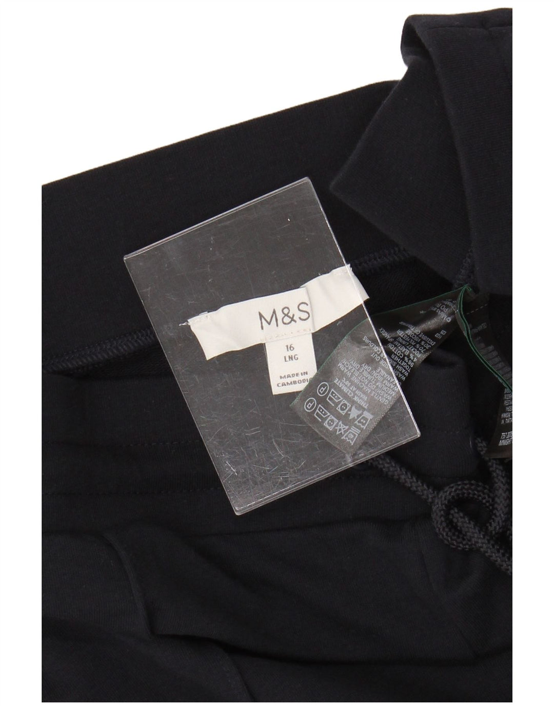 Marks & Spencer Damen-Trainingshose, Größe 40, Marineblau, Baumwolle