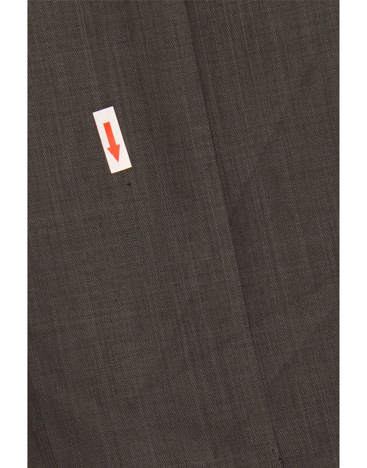 Marks & Spencer Herren-Anzughose mit Pegged-Anzug, W34, L31, schwarzes Polyester