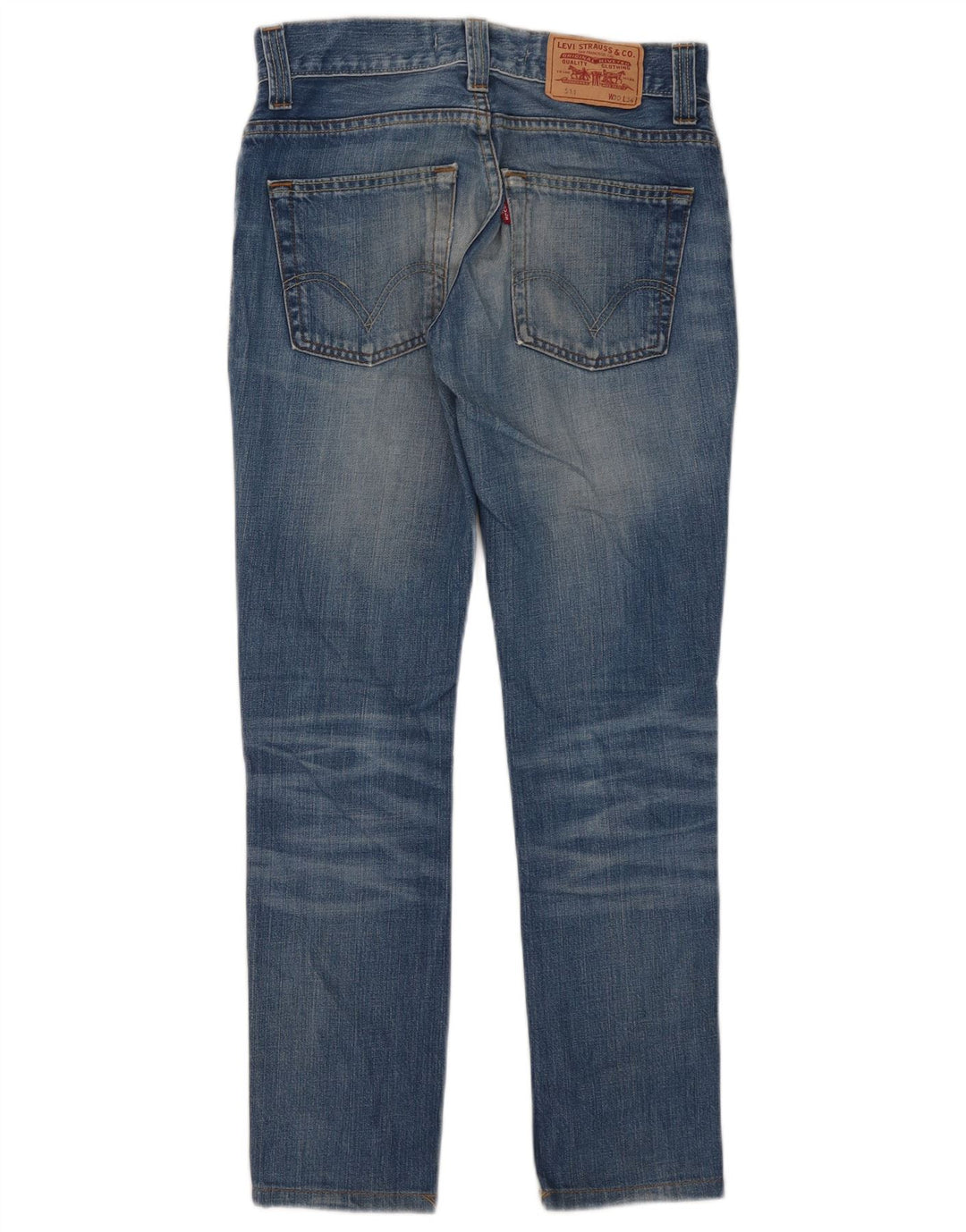Levi's Damen 511 Slim Jeans W30 L28 Blau