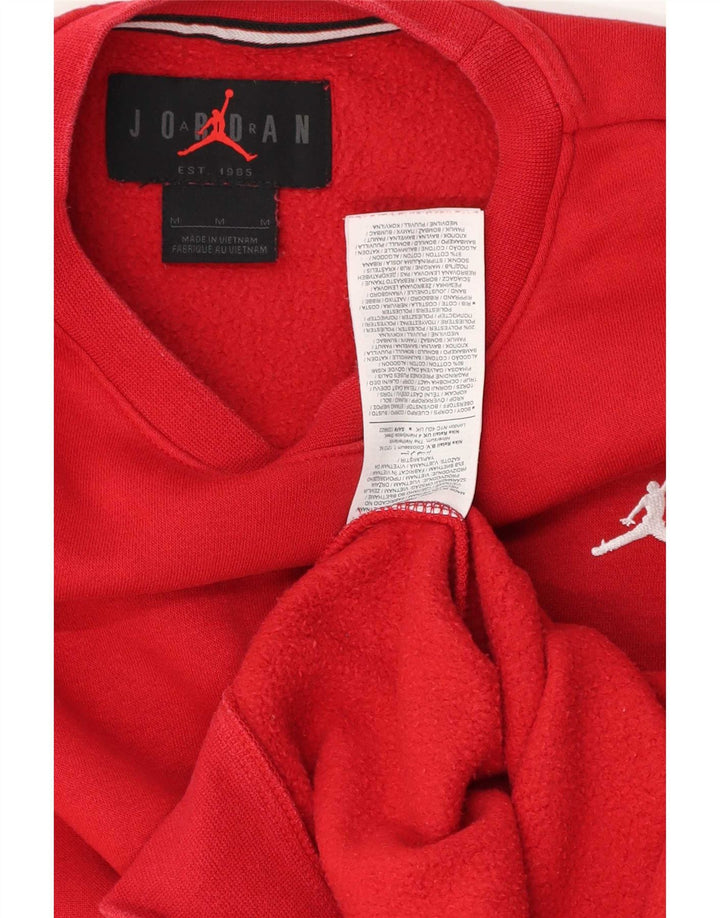 Jordan Herren-Sweatshirt-Pullover aus mittelroter Baumwolle