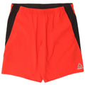 REEBOK Herren-Sportshorts, großes rotes Farbblock-Polyester
