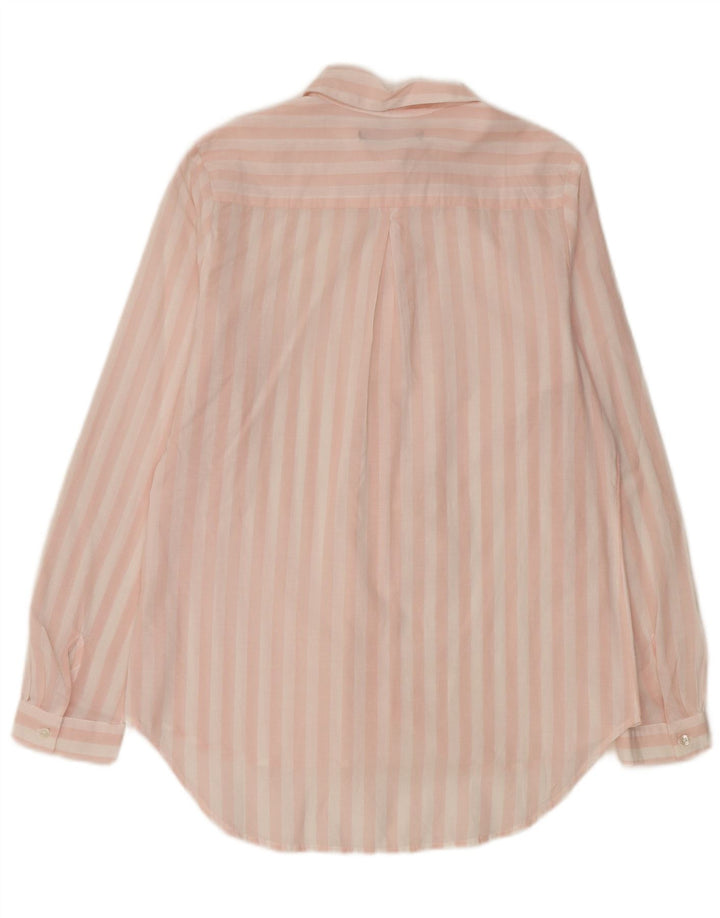 Marks & Spencer Damenhemd UK 14 Mittelrosa Nadelstreifen