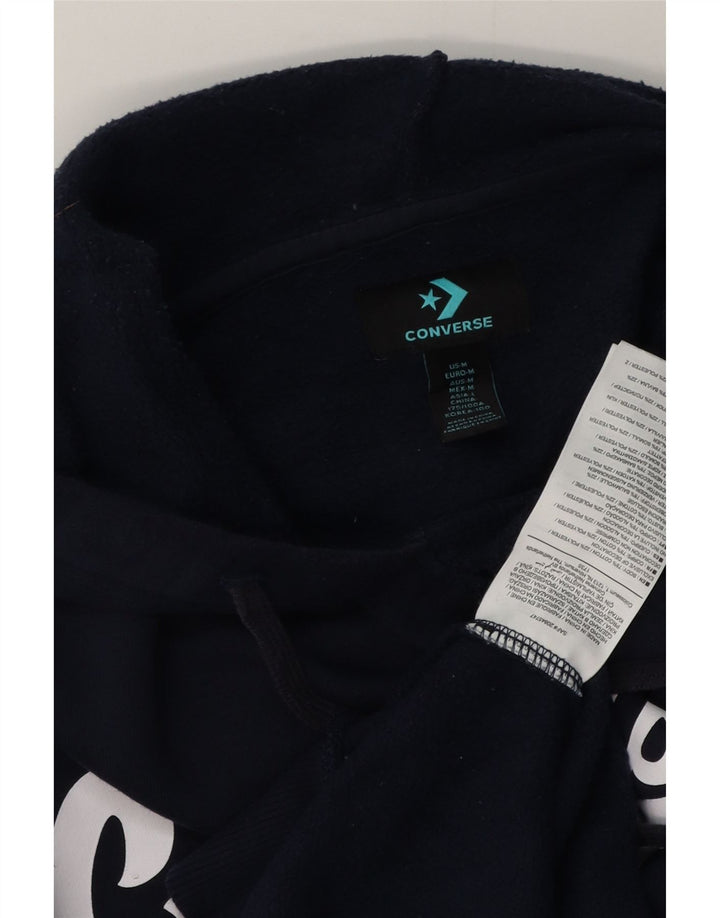 Converse Herren-Kapuzenpullover mit Grafik, mittelmarineblaue Baumwolle
