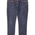 GAS Damen Crop Slim Jeans W29 L24 Blaue Baumwolle