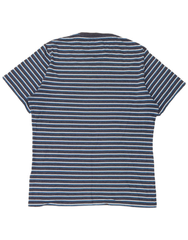 Barbour Herren-T-Shirt-Oberteil, mittelgroß, marineblau, gestreift, Baumwolle