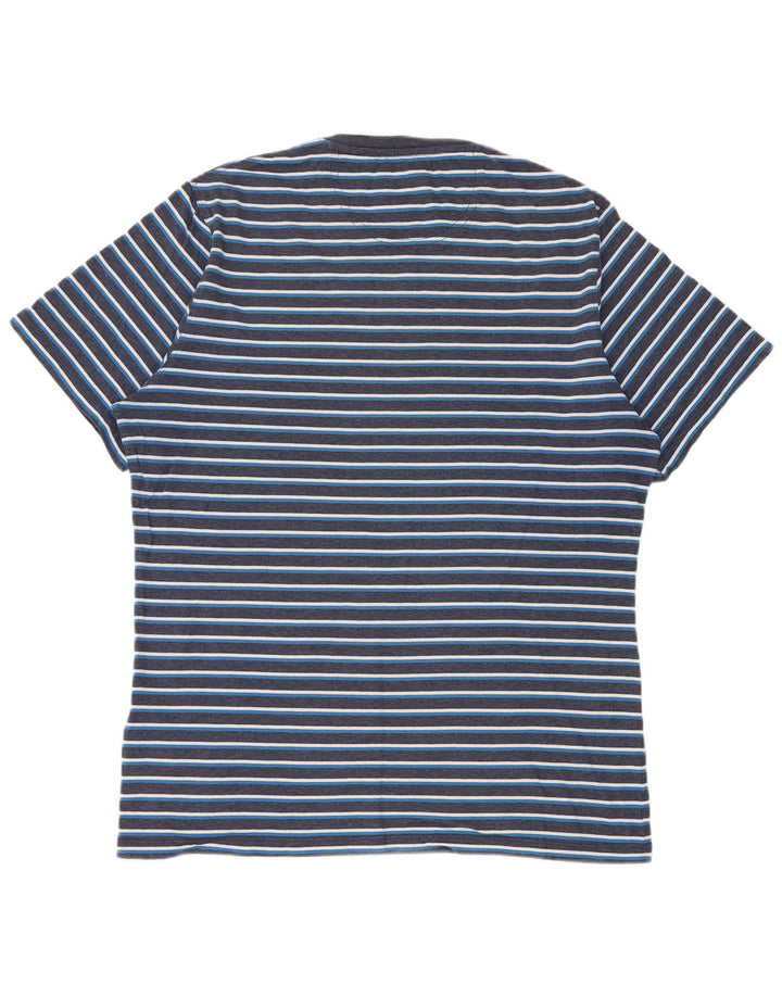 Barbour Herren-T-Shirt-Oberteil, mittelgroß, marineblau, gestreift, Baumwolle
