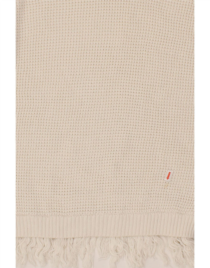 MICHAEL KORS Womens Boat Neck Jumper Sweater UK 14 Medium White Cotton Vintage Michael Kors and Second-Hand Michael Kors from Messina Hembry 