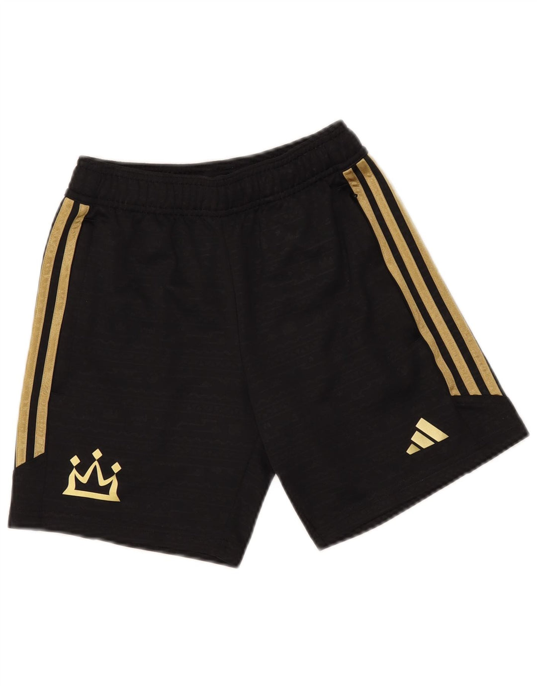 Adidas Sportshorts für Jungen, 11–12 Jahre, schwarzes Polyester
