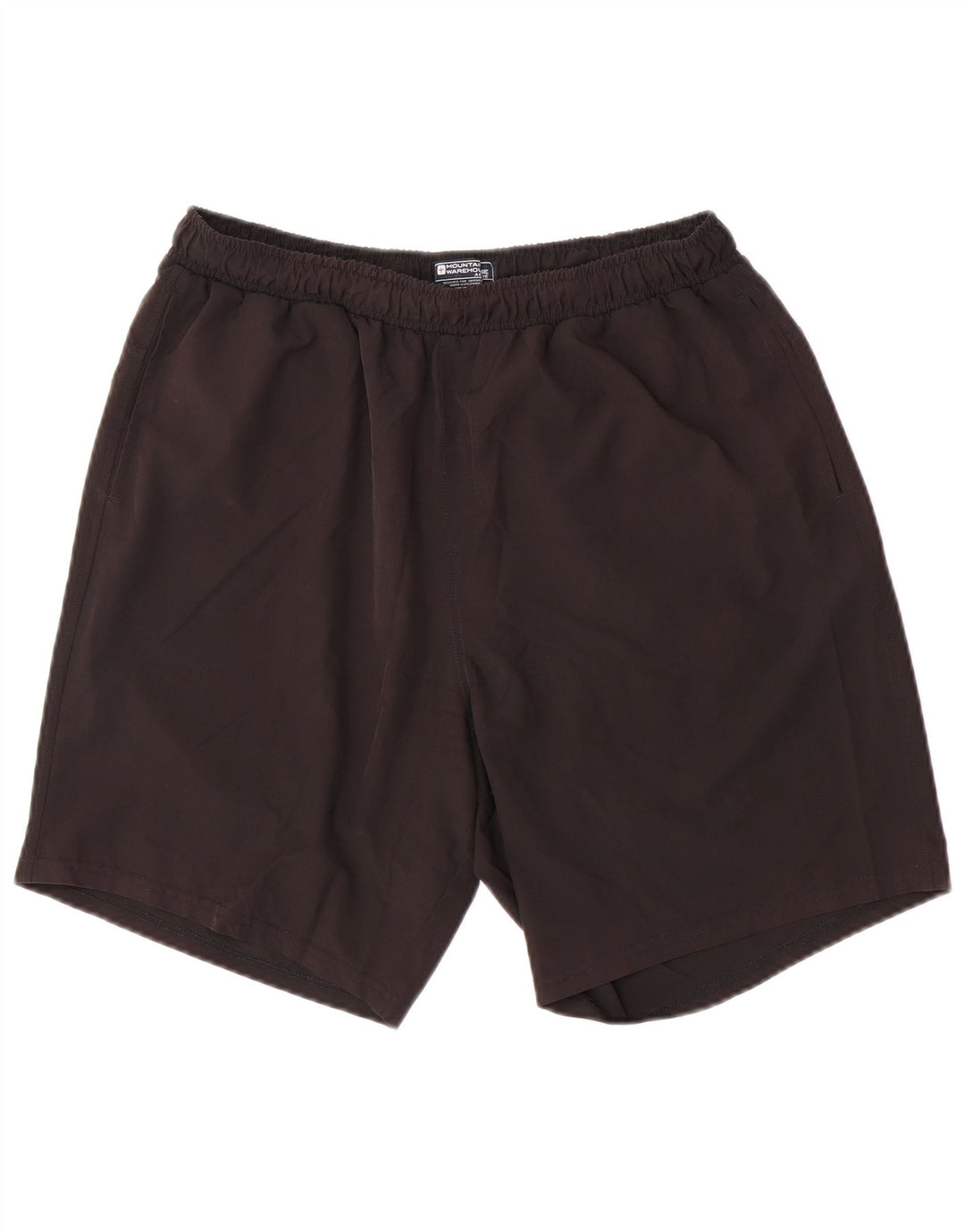 Mountain Warehouse Herren-Sportshorts mit normaler Passform, großes, schwarzes Polyester