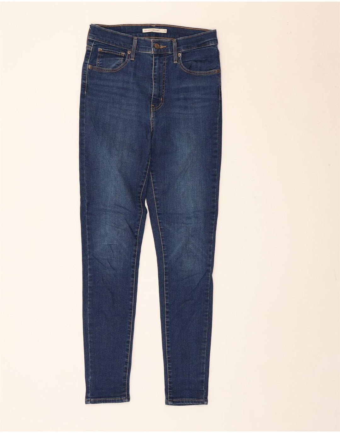 Levi's Damen Mile High Super Skinny Jeans W29 L30 Blaue Baumwolle