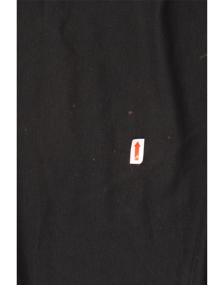 CALVIN KLEIN Herren Poloshirt Große schwarze Baumwolle