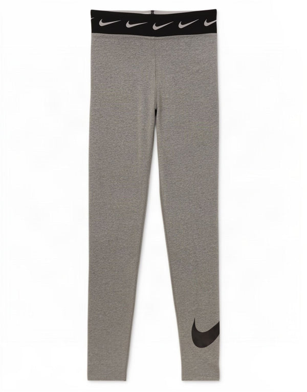 Nike Womens Graphic Leggings UK 6 XS Graue Colourblock-Baumwolle
