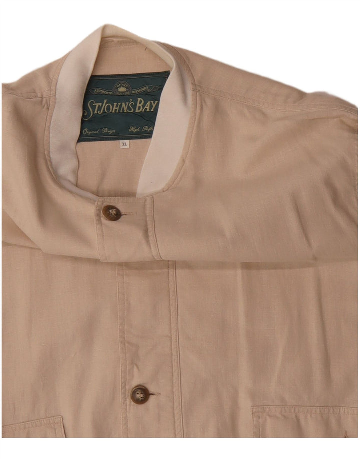 St John's Bay Herren Bomberjacke UK 42 XL Beige