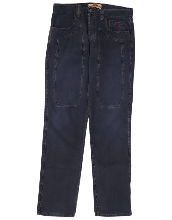 Jeckerson Herren Straight Jeans W36 L33 Blaue Baumwolle