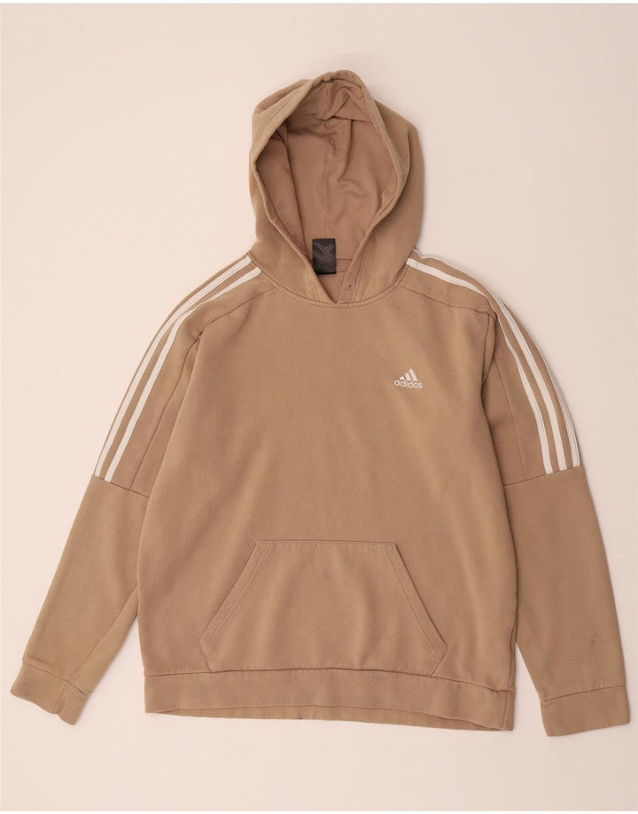 Adidas Herren Kapuzenpullover mittelbeige Baumwolle