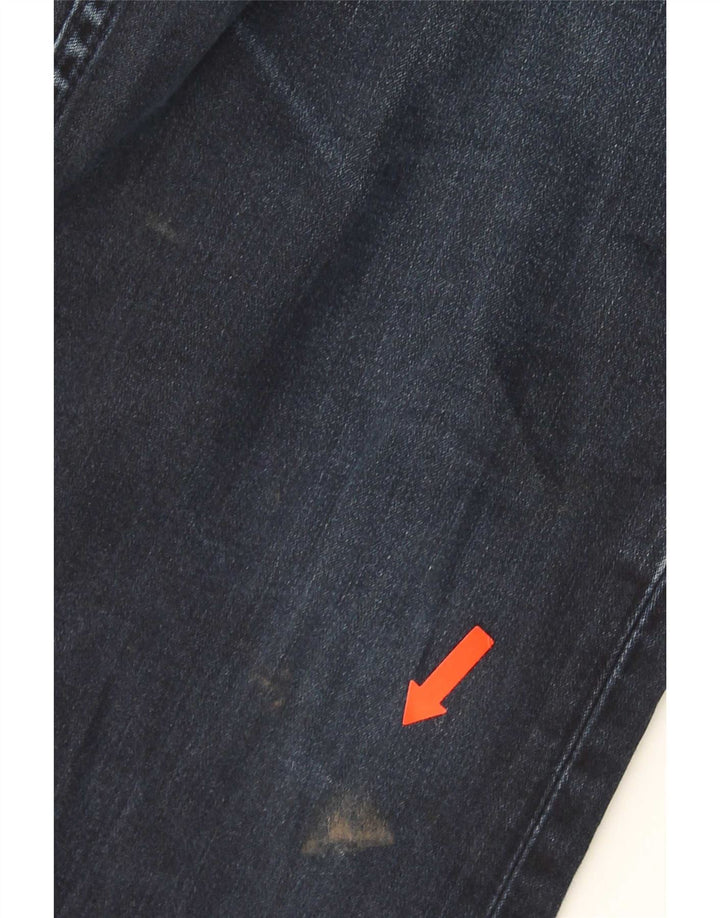 Levi's Herren 506 Straight Jeans W34 L32 Marineblaue Baumwolle