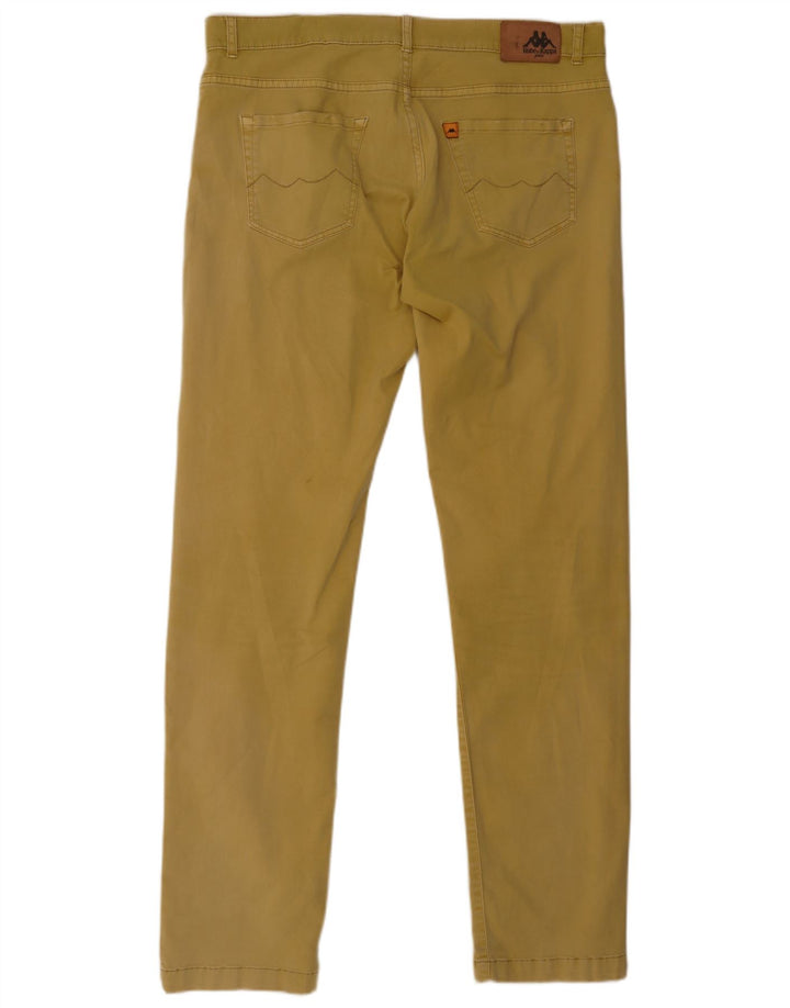 Kappa Herren Slim Jeans W38 L35 Grüne Baumwolle
