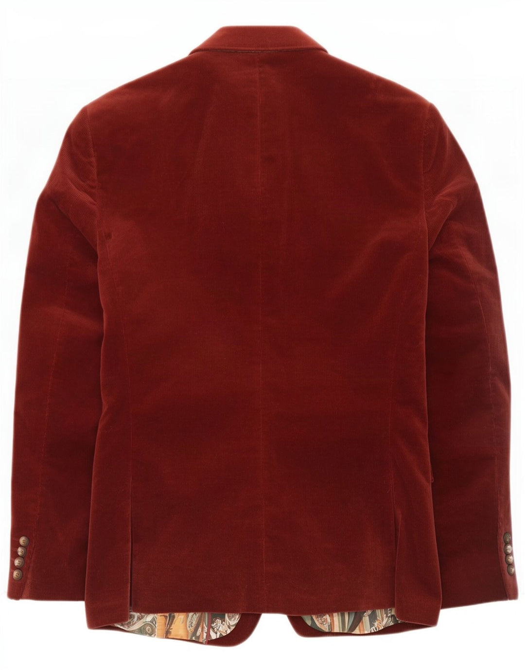 White Label Herren-Blazer mit konischer Passform und 2 Knöpfen, Gr. 38, mittleres Burgunderrot