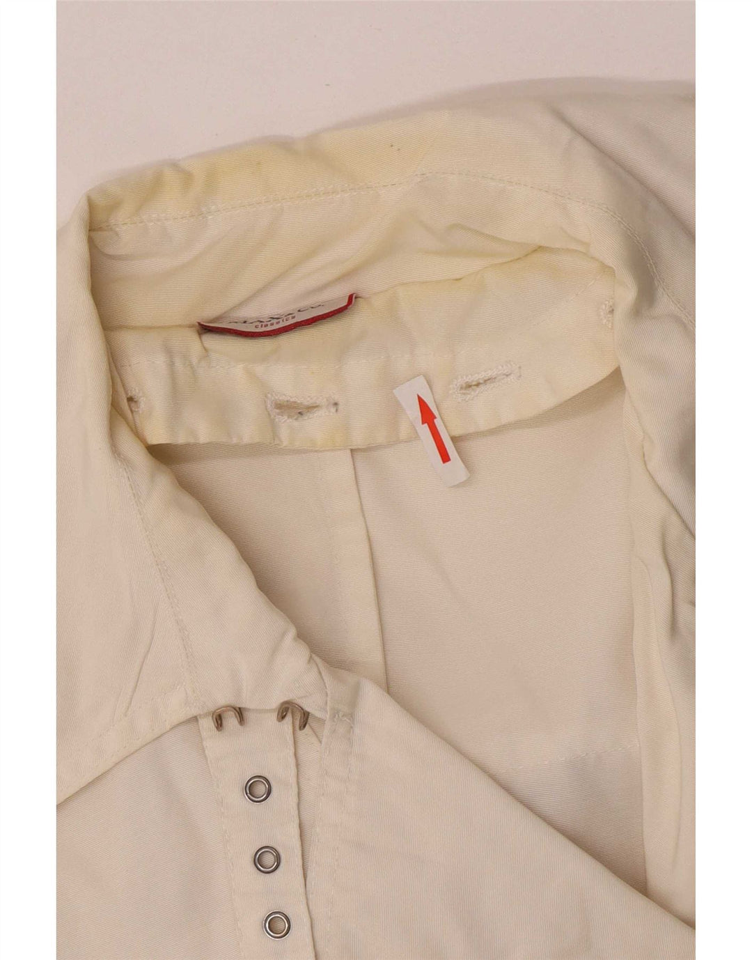 Max & Co. Damen Trenchcoat UK 14 Medium Off White Polyamid