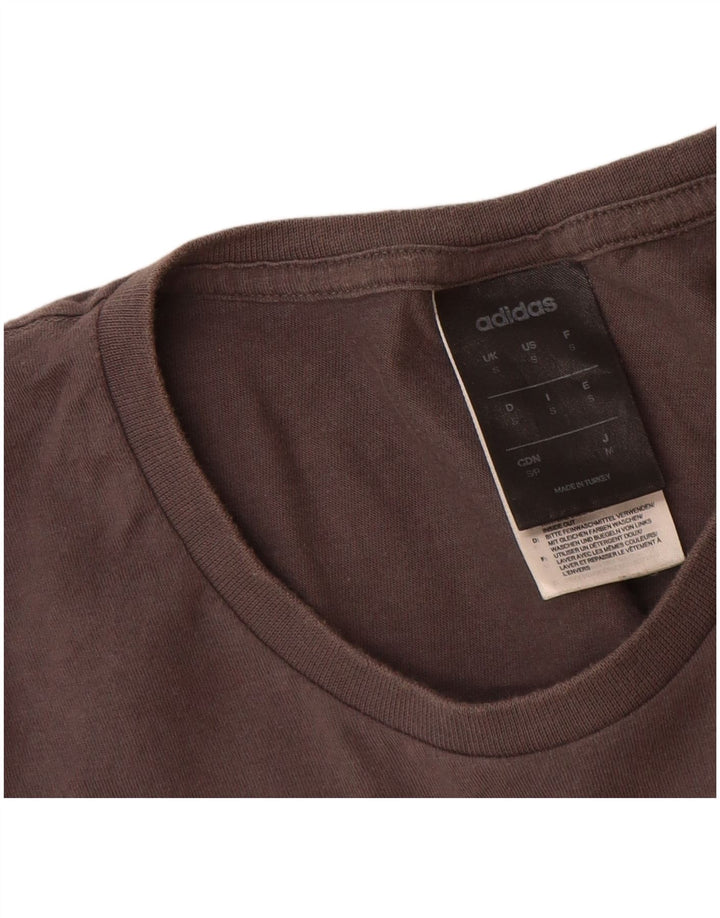 Adidas Herren Grafik T-Shirt Top Small Grau Baumwolle