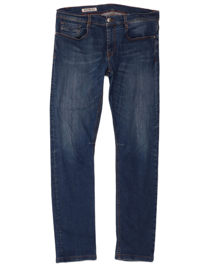 Bikkembergs Herren Slim Jeans W34 L32 Blau