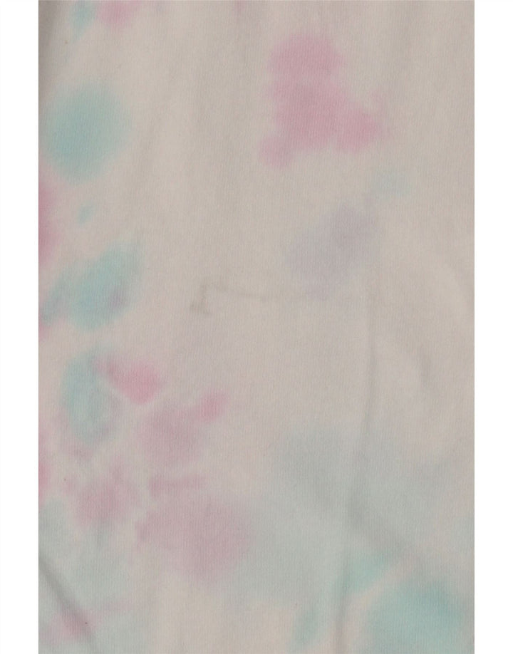 CHAMPION Womens Oversized Hoodie Jumper UK 16 Large Multicoloured Tie Dye Vintage Champion and Second-Hand Champion from Messina Hembry 