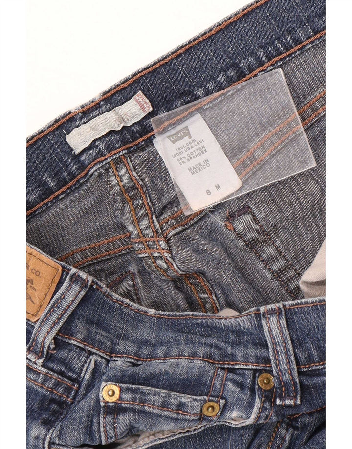 Levi's Damen 515 Bootcut Jeans US 8 Medium W30 L31 Blaue Baumwolle