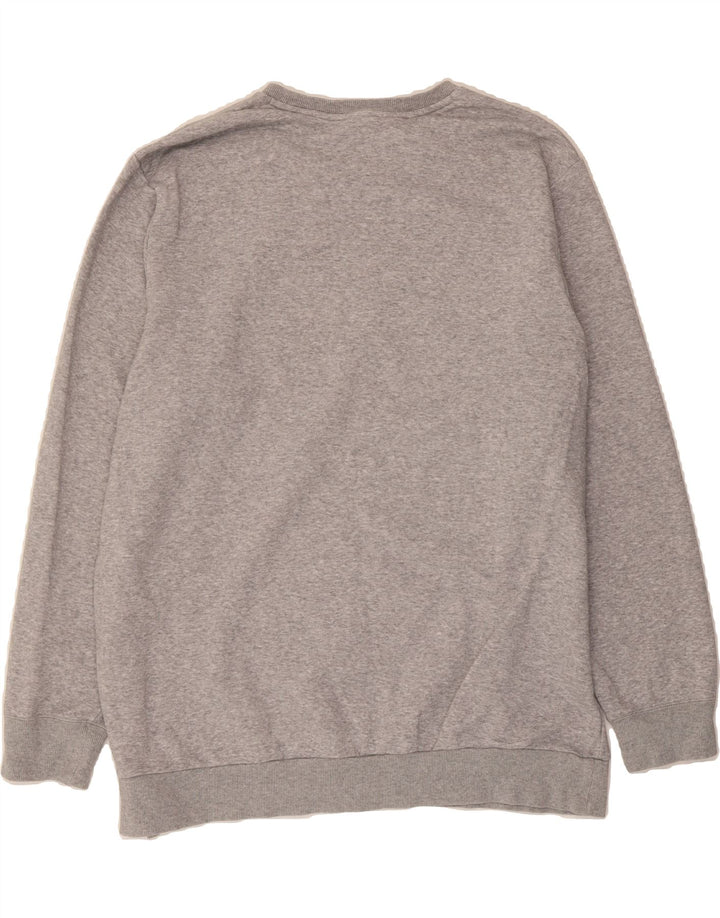 ADIDAS Mens Sweatshirt Jumper 2XL Grey Cotton Vintage Adidas and Second-Hand Adidas from Messina Hembry 
