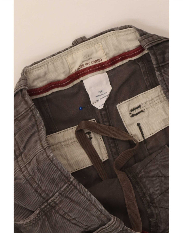 Gap Herren Cargoshorts W28 Small Graue Baumwolle