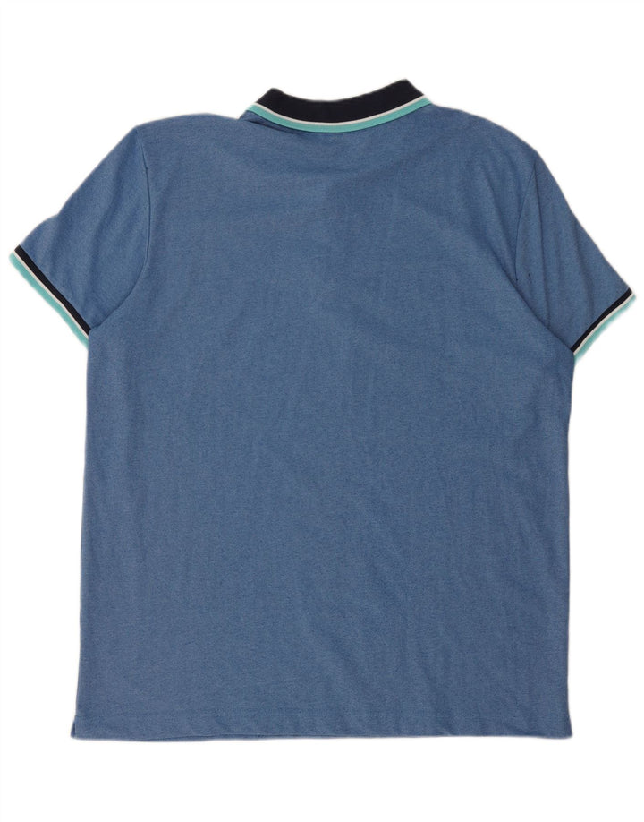 LOTTO Herren Poloshirt 2XL Blau Colourblock
