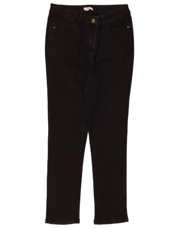 M&Co Damen Slim Jeans UK 12 Medium W30 L27 Schwarze Baumwolle
