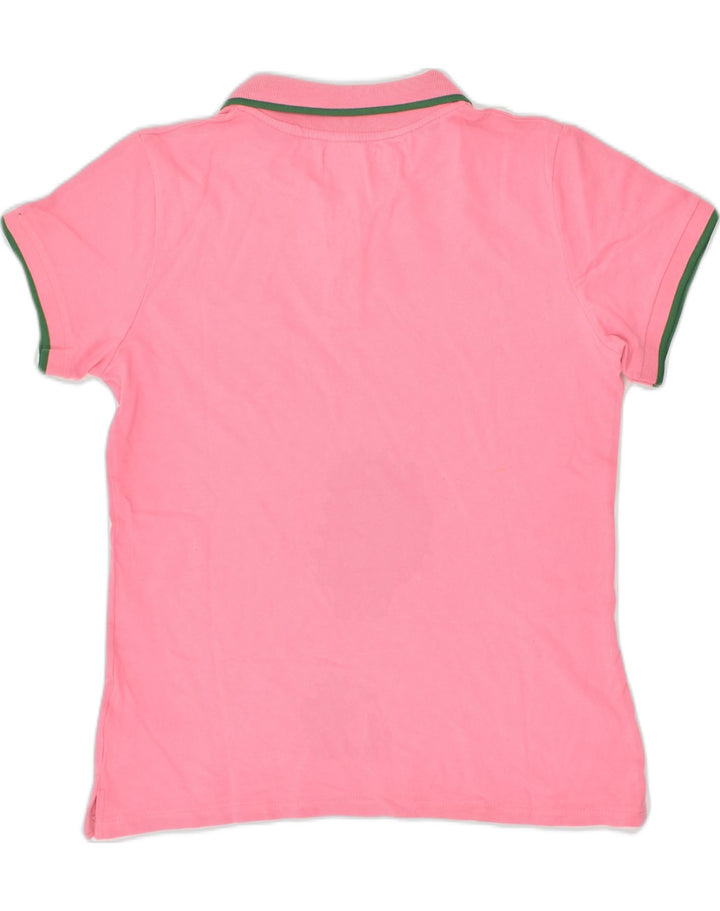 TIMBERLAND Womens Polo Shirt UK 8 Small Pink Cotton | Vintage Timberland | Thrift | Second-Hand Timberland | Used Clothing | Messina Hembry 