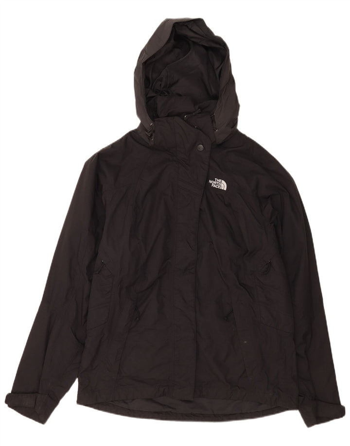 The North Face Damen-Windbreakerjacke mit Kapuze, UK 14, mittelschwarzes Nylon