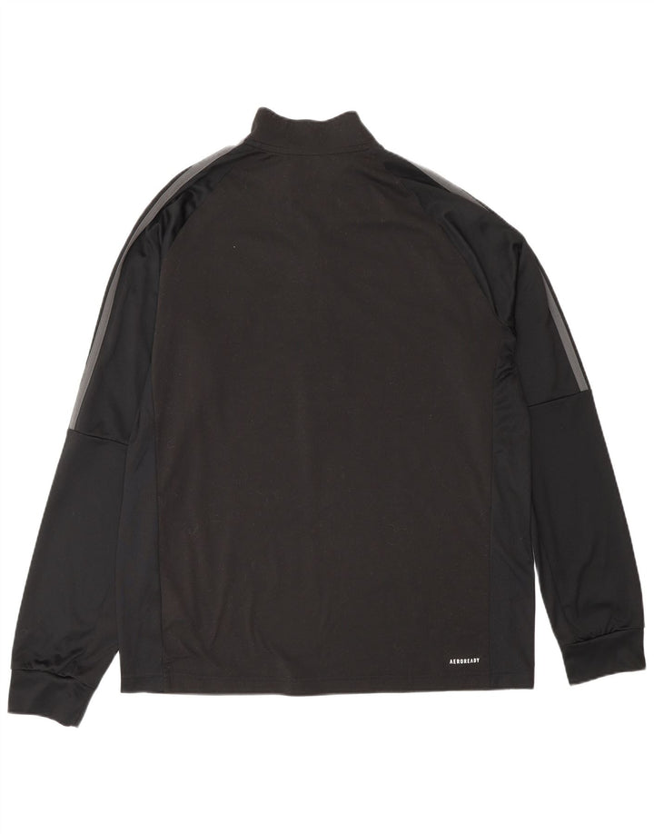 Adidas Herren Pullover Trainingsanzug Top Large Schwarz Polyester