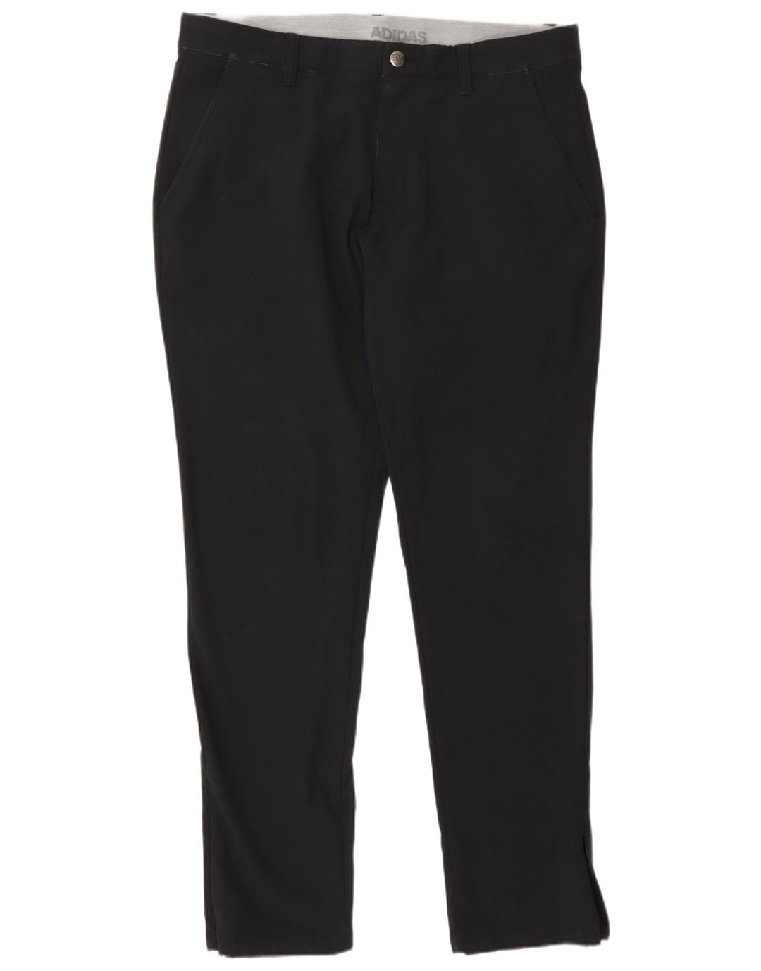 Adidas Herren Slim Chino Hose W34 L32 Schwarz Polyester