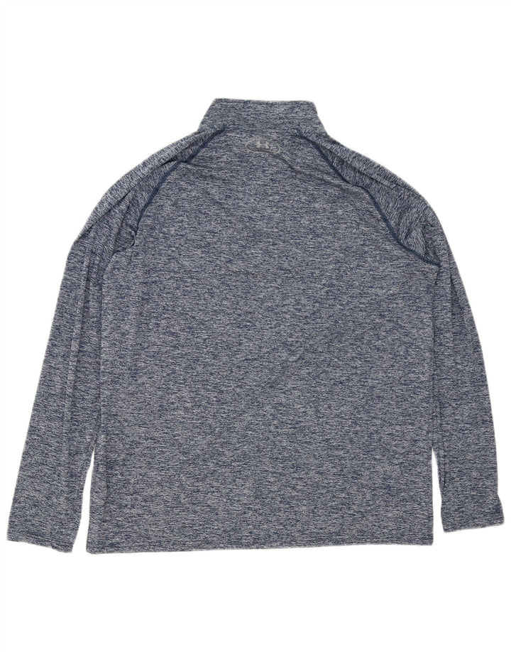 Under Armour Herren Heat Gear Pullover-Trainingsanzugoberteil, groß, blau meliert