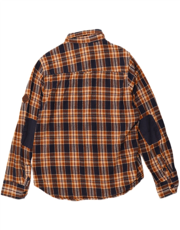 MOUNTAIN WAREHOUSE Herren-Flanellhemd Grant Fit, groß, braun kariert, Baumwolle